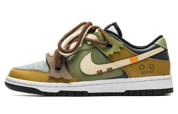 Buy [Sepatu Kustom] Nike Dunk Low 'Coklat Hijau Scarecrow' DD1391-100(TeamB-男款稻草幽灵S-BOX)