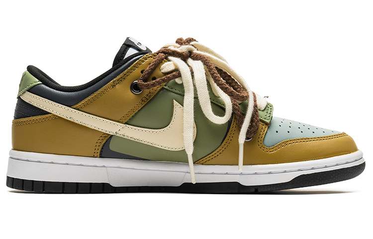 Order [Sepatu Kustom] Nike Dunk Low 'Coklat Hijau Scarecrow' DD1391-100(TeamB-男款稻草幽灵S-BOX)