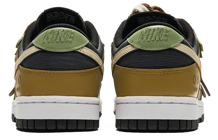 Shop [Sepatu Kustom] Nike Dunk Low 'Coklat Hijau Scarecrow' DD1391-100(TeamB-男款稻草幽灵S-BOX)