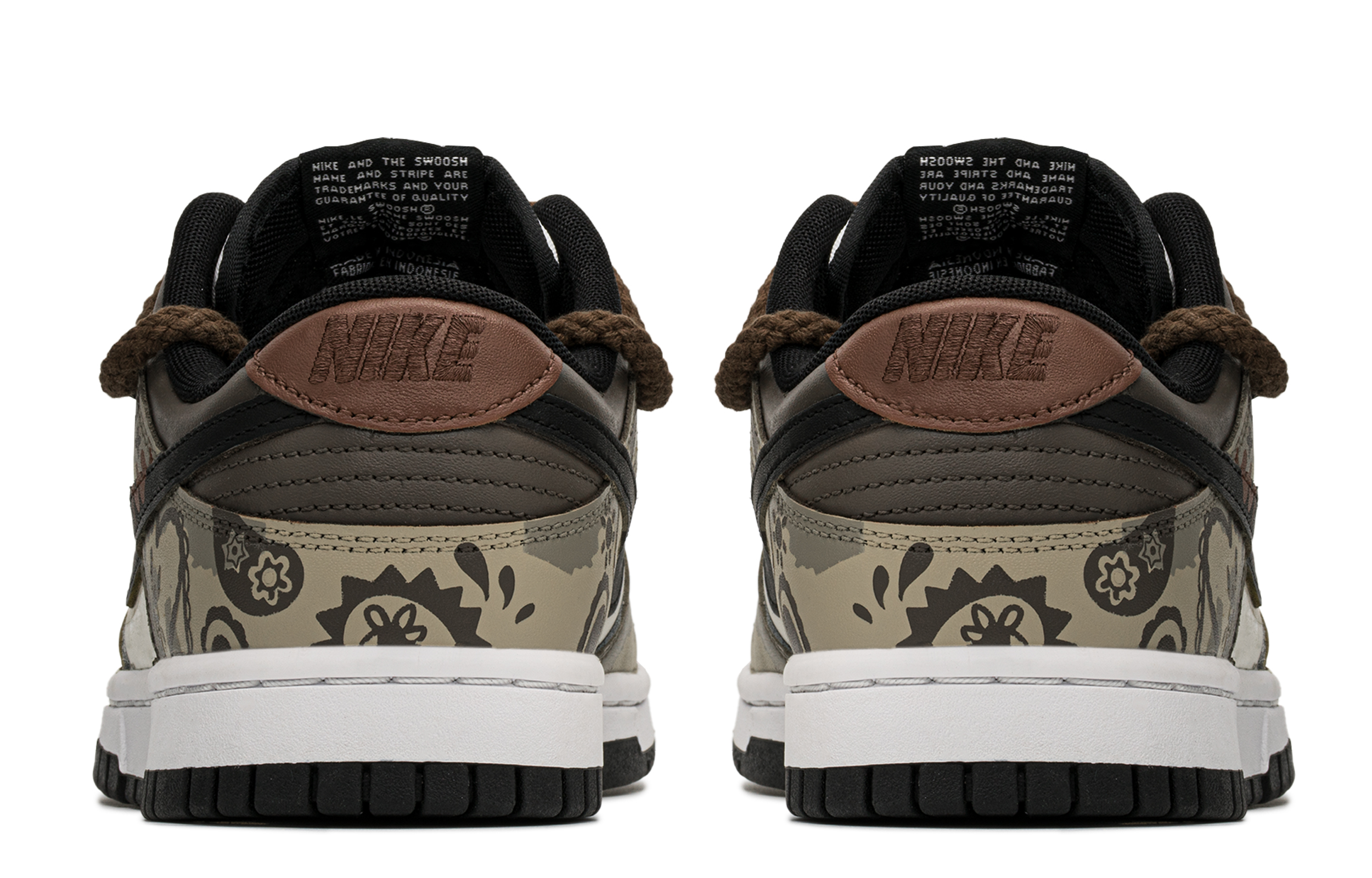 Purchase [Kasut Kustom] Nike Dunk Low 'Coklat Paisley' DD1391-100(TeamA-三勾腰果S-BOX)