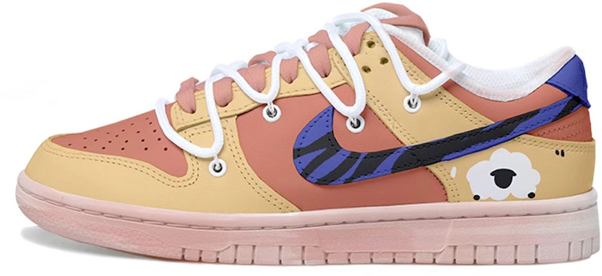 나이키 덩크 로우 '브라운 핑크 블루'(커스텀) DH9765-100(Team拾玖-复古绵羊女S-BOX) Buy 나이키 덩크 로우 '브라운 핑크 블루'(커스텀) DH9765-100(Team拾玖-复古绵羊女S-BOX)