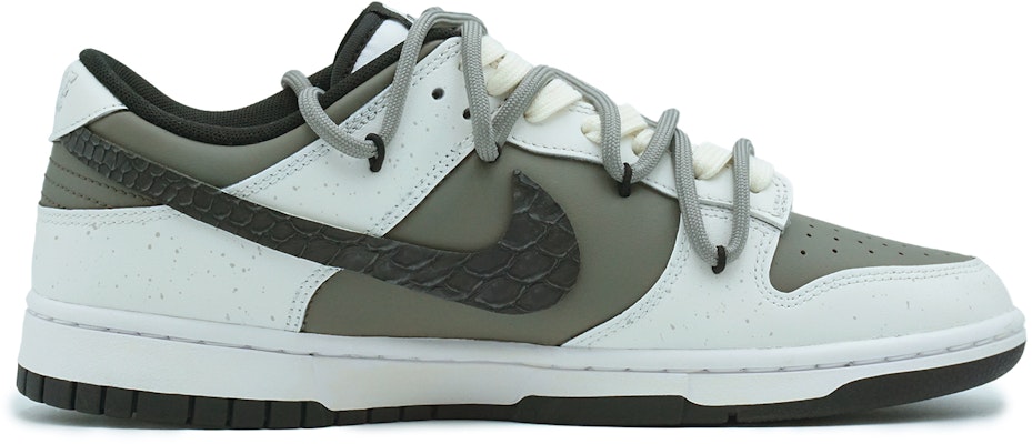 【訂製球鞋】Nike Dunk Low 皮革 蛇皮摩卡 小眾穿搭 黑豹高級 解構熊貓 復古 防滑耐磨輕便透氣 低筒 板鞋 GS 灰棕 Shop 【訂製球鞋】Nike Dunk Low 皮革 蛇皮摩卡 小眾穿搭 黑豹高級 解構熊貓 復古 防滑耐磨輕便透氣 低筒 板鞋 GS 灰棕