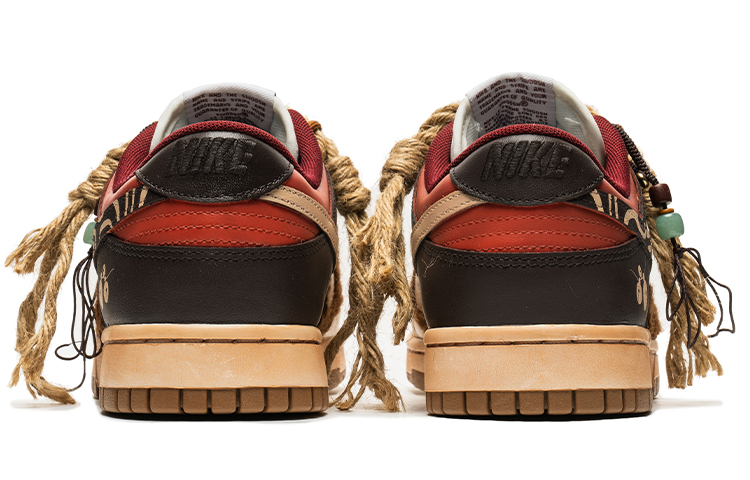 Shop [Kasut Custom] Nike Dunk Low 'Brown Special Laces' FB7160-161(TeamB-男款至尊宝Q-BOX)