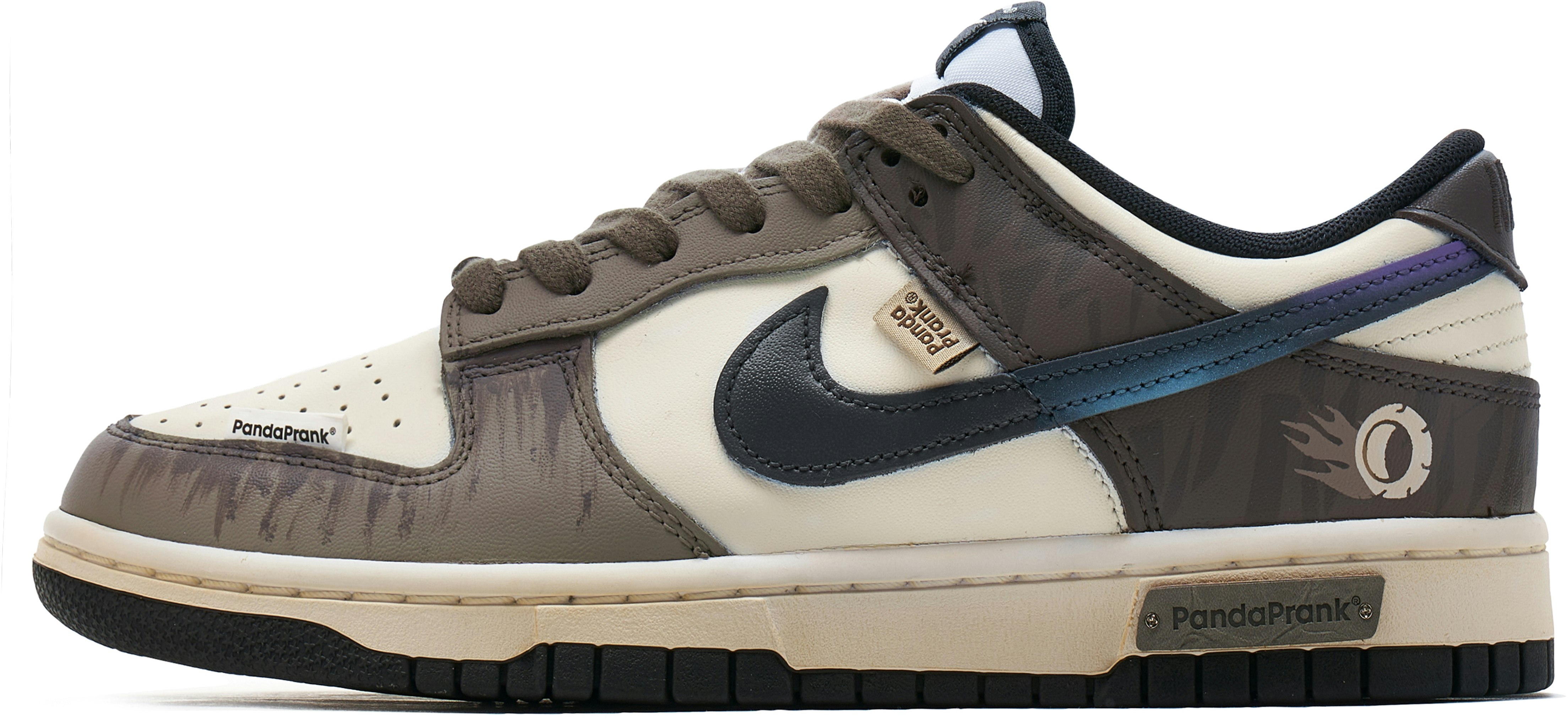 custom-shoes-nike-dunk-low-brown-white-panda-mischief