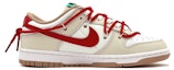 Order 【客製化球鞋】Nike Dunk Low 改色客製 VIBE風 疊鉤設計 經典 休閒 低筒 板鞋 GS 棕白紅
