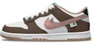Buy 【定製球鞋】Nike Dunk Low 秋冬穿搭 改色定製 VIBE風 疊鉤設計 經典 休閒 低幫 板鞋 GS 棕白