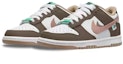 Lookbook 【定製球鞋】Nike Dunk Low 秋冬穿搭 改色定製 VIBE風 疊鉤設計 經典 休閒 低幫 板鞋 GS 棕白