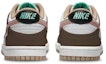 Shop 【定製球鞋】Nike Dunk Low 秋冬穿搭 改色定製 VIBE風 疊鉤設計 經典 休閒 低幫 板鞋 GS 棕白