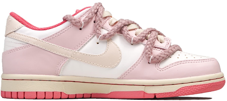 【定製球鞋】 Nike Dunk Low 泡泡糖 甜美 清新 少女 禮盒 防滑耐磨 低幫 板鞋 GS 粉白 Order 【定製球鞋】 Nike Dunk Low 泡泡糖 甜美 清新 少女 禮盒 防滑耐磨 低幫 板鞋 GS 粉白