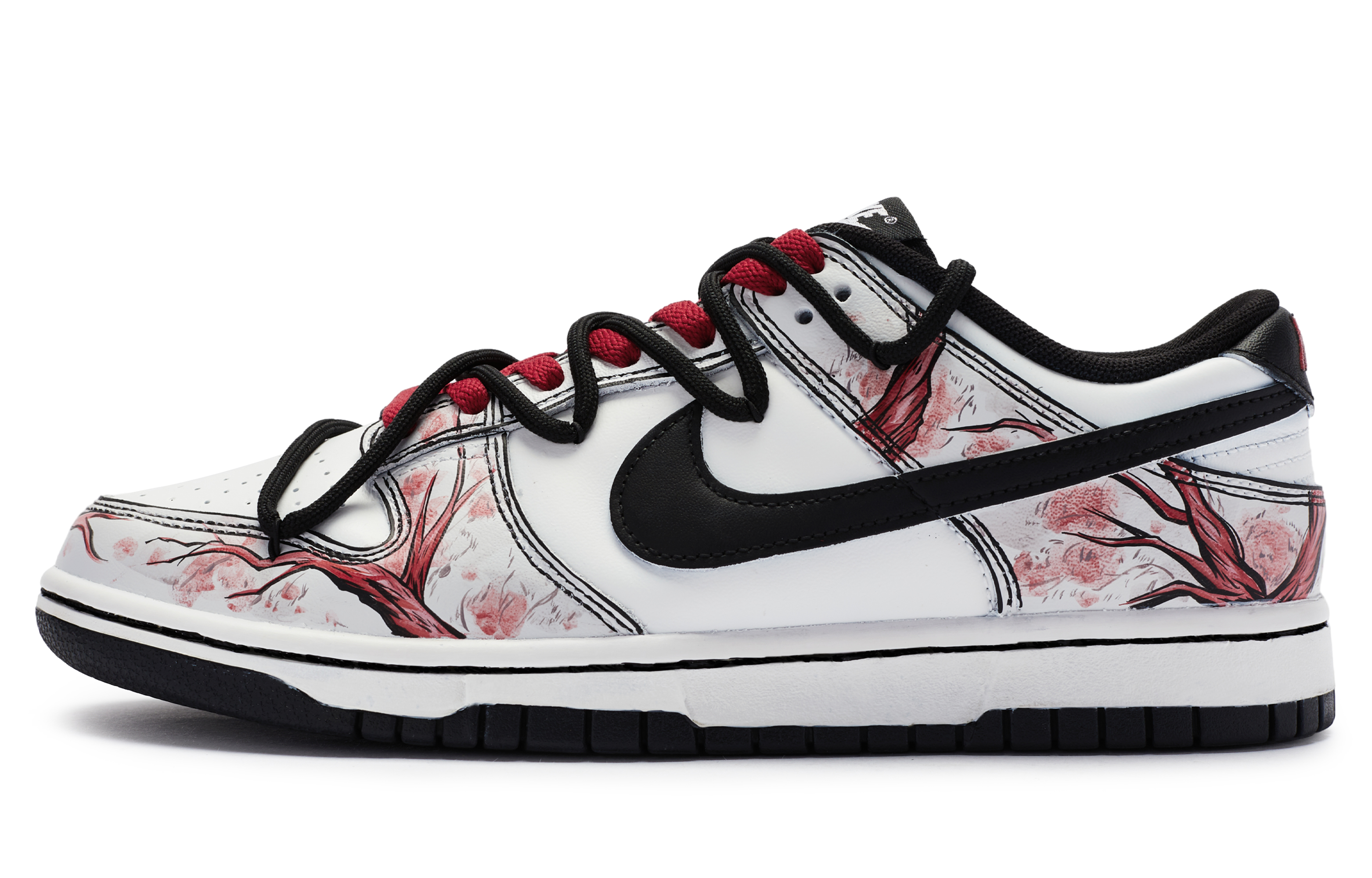 Buy [定制鞋] 耐克Dunk Low '牛角红柳' DD1391-100-479261