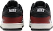 Shop 【客製球鞋】Nike Dunk Low 公牛 BBL 高街戶外搭配 復古磨舊 防滑 低筒 滑板鞋 男款 黑紅