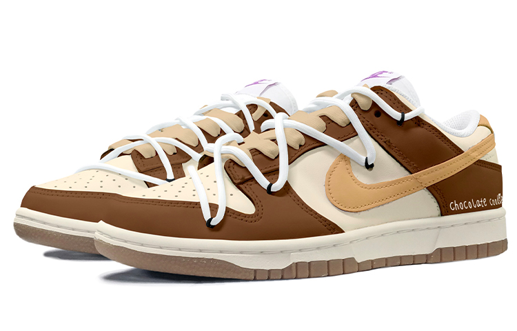 Lookbook 【客製球鞋】 Nike Dunk Low 黃油曲奇 春夏系列 簡約 中性風 高街 防滑減震 低筒 板鞋 GS 米棕