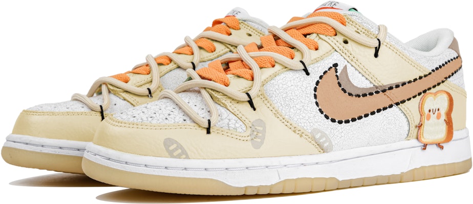 【定制款】耐克Dunk Low“牛油吐司” DX3363-100(Team4-女款黄油吐司) Lookbook 【定制款】耐克Dunk Low“牛油吐司” DX3363-100(Team4-女款黄油吐司)