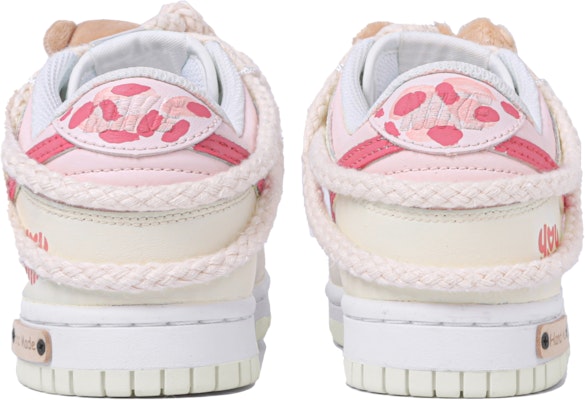 【定製球鞋】Nike Dunk Low 飛天花花 飛天小女警 解構 綁帶 麻繩 玩偶 少女 可愛 低幫 板鞋 GS 米粉 Shop 【定製球鞋】Nike Dunk Low 飛天花花 飛天小女警 解構 綁帶 麻繩 玩偶 少女 可愛 低幫 板鞋 GS 米粉