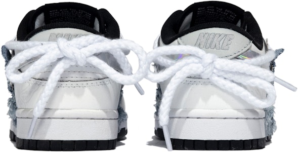 【客製球鞋】Nike Dunk Low 特殊鞋盒 遺落蝶谷 蝴蝶 牛仔 簡約 低筒 板鞋 GS 粉白 Shop 【客製球鞋】Nike Dunk Low 特殊鞋盒 遺落蝶谷 蝴蝶 牛仔 簡約 低筒 板鞋 GS 粉白