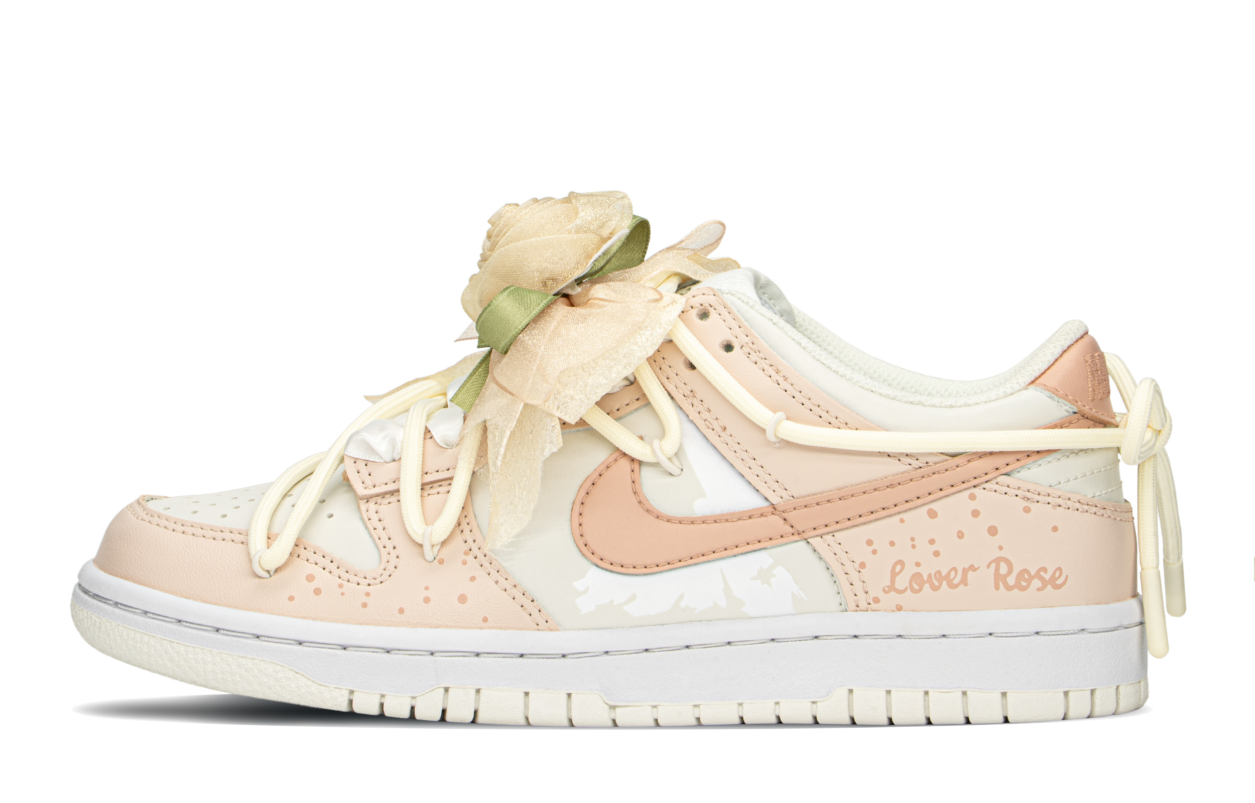 Buy [Shoes Custom] Nike Dunk Low 'Butterfly Rose Pink Orange' DH9765-100(TeamA-蝴蝶玫瑰)
