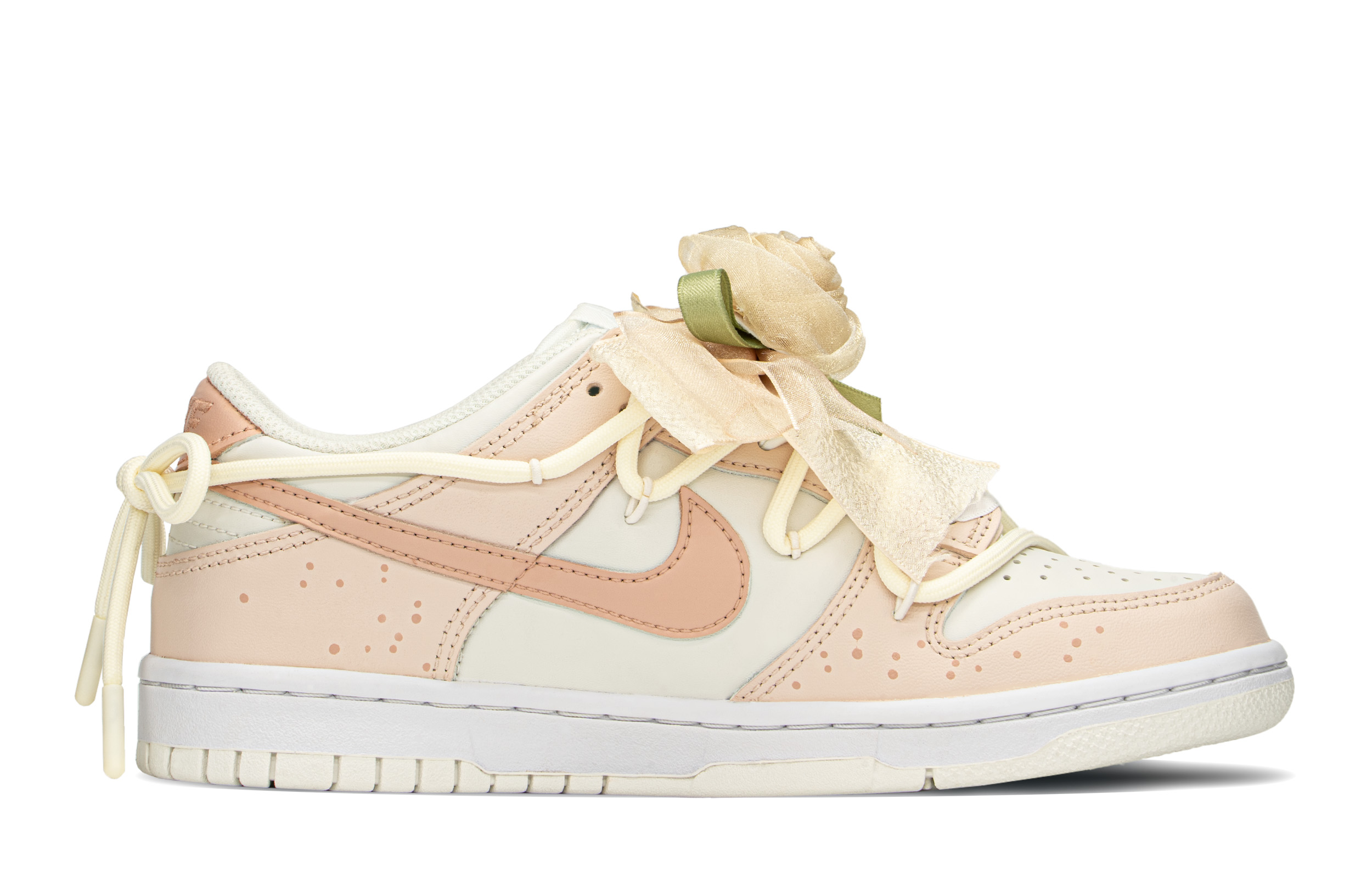 Order [Shoes Custom] Nike Dunk Low 'Butterfly Rose Pink Orange' DH9765-100(TeamA-蝴蝶玫瑰)