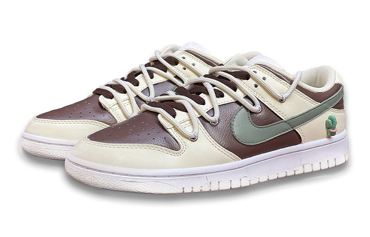 Lookbook [Zapatillas Personalizadas] Nike Dunk Low 'Cactus Graffiti' DH9765-100(TeamD-女款仙人掌手绘涂鸦)