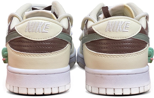 【定制球鞋】Nike Dunk Low TS 風 仙人掌 手繪塗鴉 復古 低幫 板鞋 GS 棕奶黃 Purchase 【定制球鞋】Nike Dunk Low TS 風 仙人掌 手繪塗鴉 復古 低幫 板鞋 GS 棕奶黃