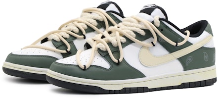 【カスタムシューズ】 ナイキ ダンク ロー「カクタス ペイズリー ホワイト-グリーン」 CW1590-100(Team57-女款仙人掌) Lookbook 【カスタムシューズ】 ナイキ ダンク ロー「カクタス ペイズリー ホワイト-グリーン」 CW1590-100(Team57-女款仙人掌)