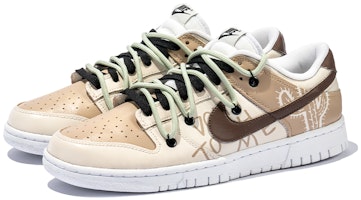 【定制鞋款】耐克Dunk低帮‘仙人掌复古涂鸦’ DJ6188-101(Team22-男仙人掌卡其A-BOX) Lookbook 【定制鞋款】耐克Dunk低帮‘仙人掌复古涂鸦’ DJ6188-101(Team22-男仙人掌卡其A-BOX)