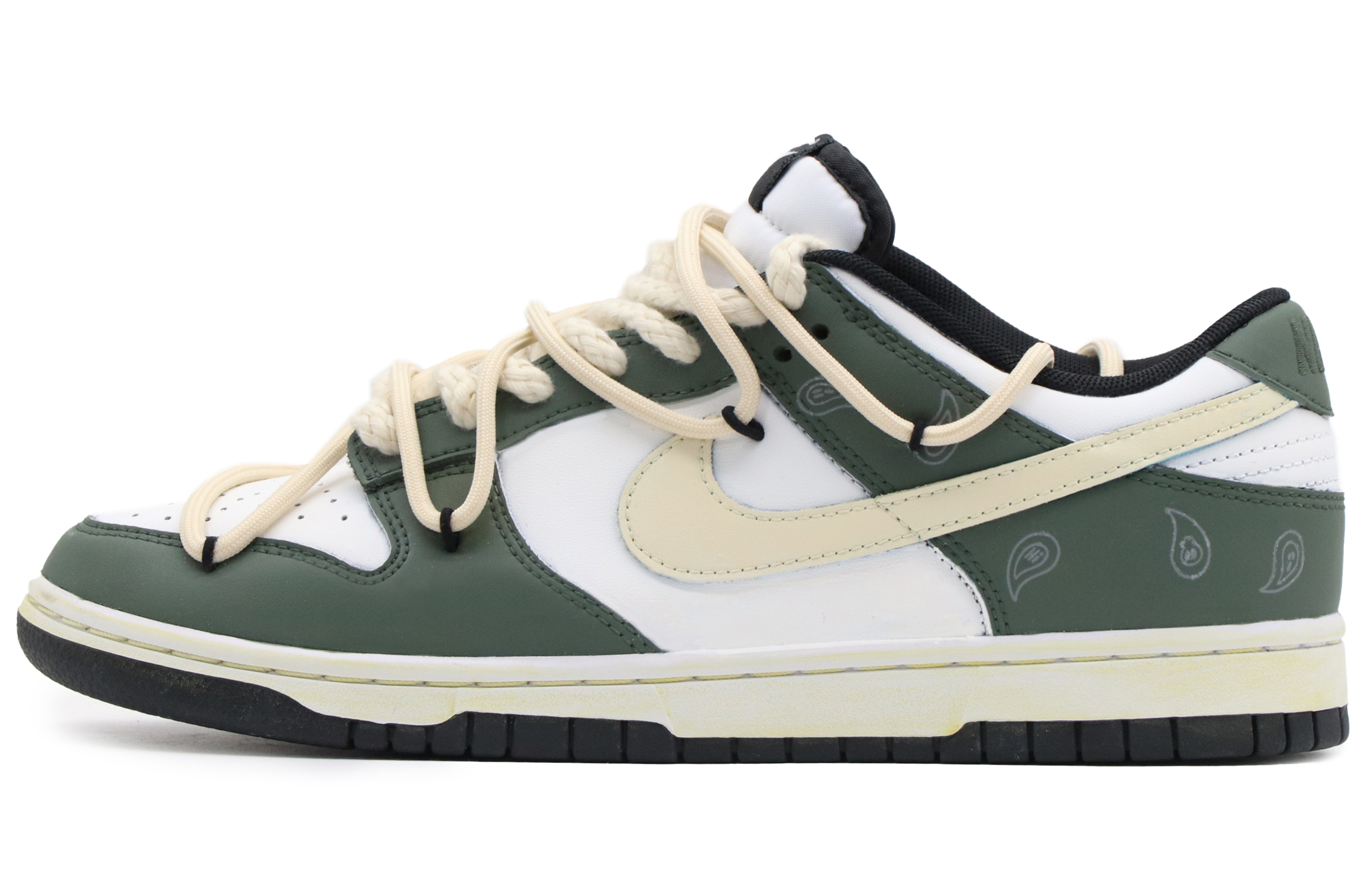 Buy [定制鞋] 耐克Dunk低帮‘仙人掌白绿’ DD1391-100(Team57-男款仙人掌)