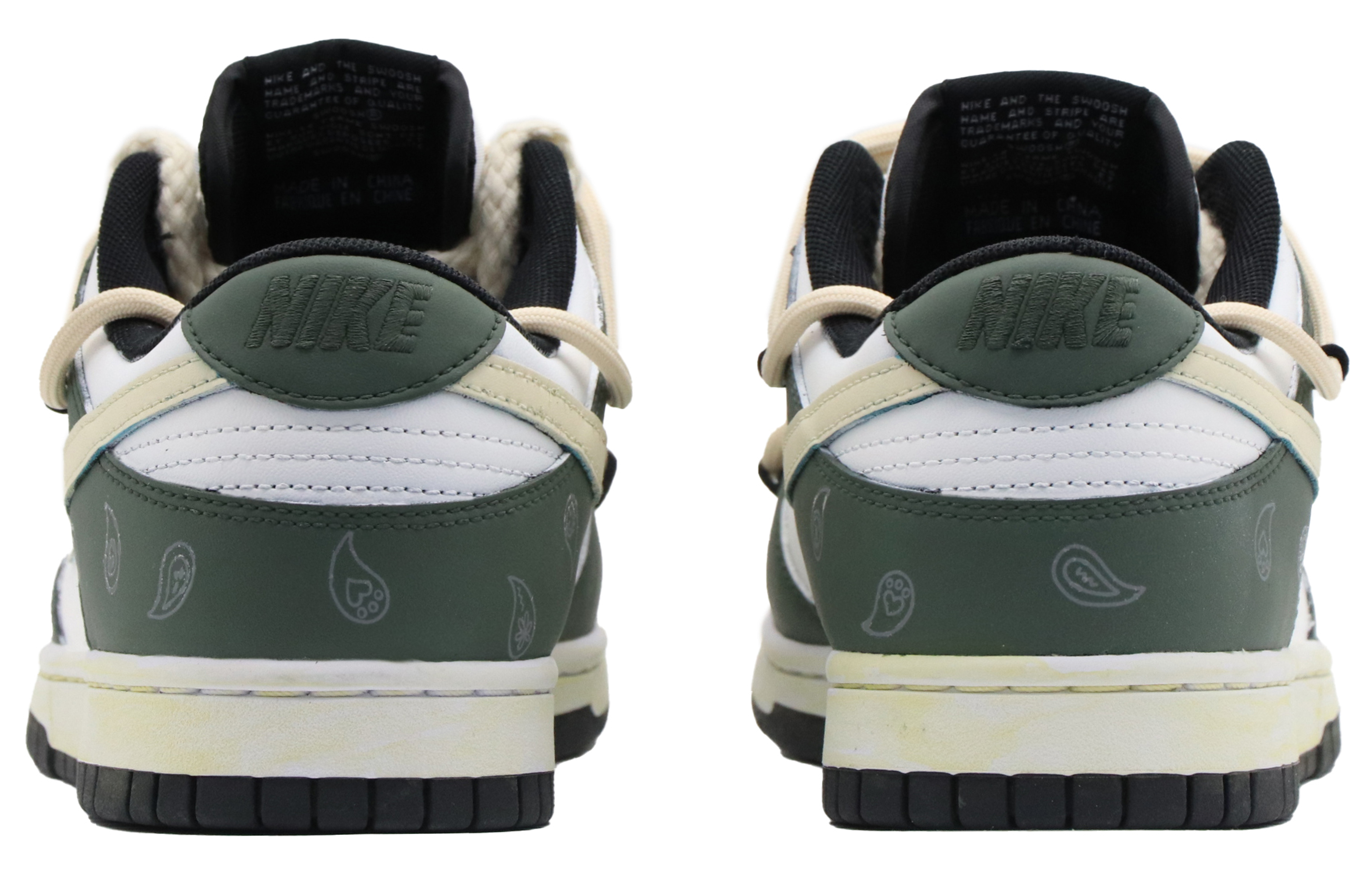 Shop [定制鞋] 耐克Dunk低帮‘仙人掌白绿’ DD1391-100(Team57-男款仙人掌)