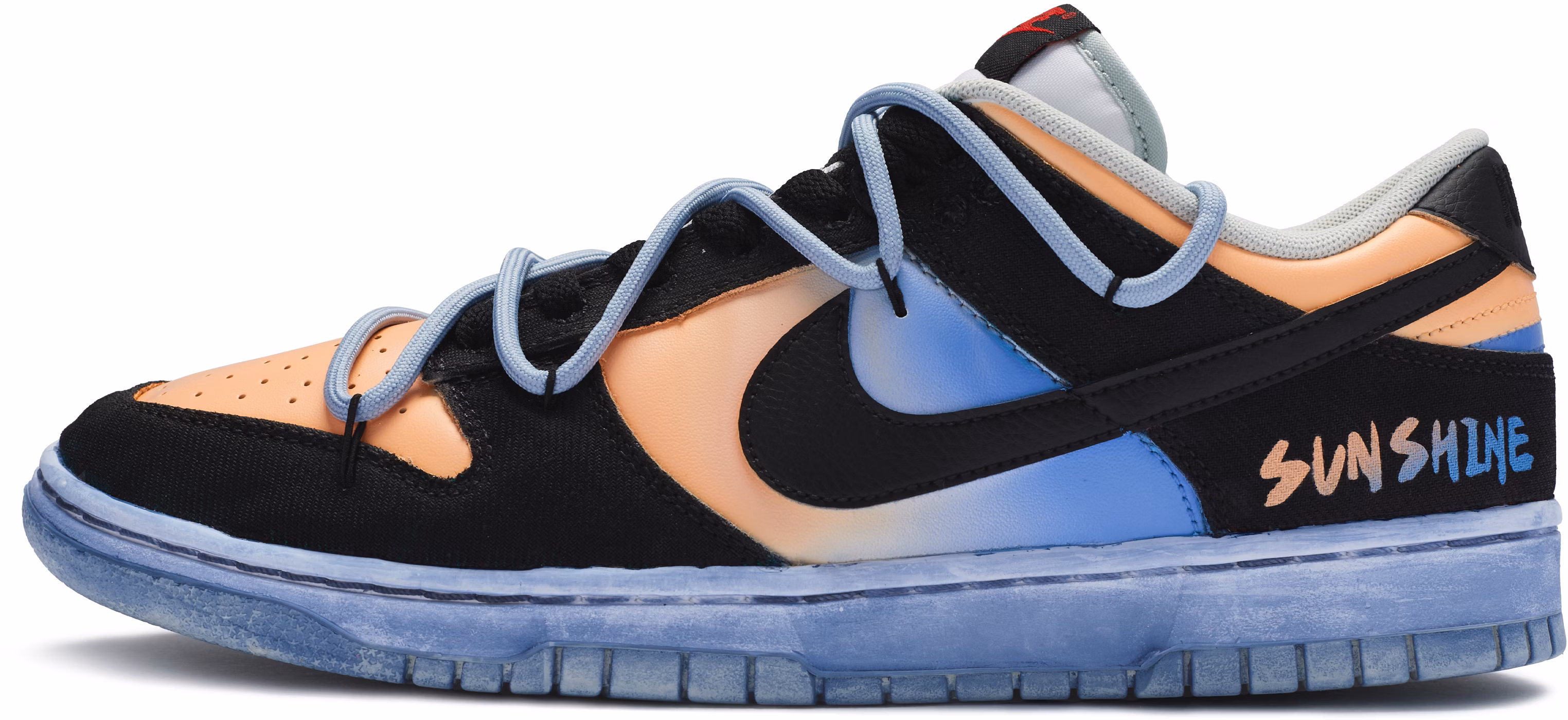 custom-shoes-nike-dunk-low-california-sunset-gradient-deconstructed-distressed-hand-painted