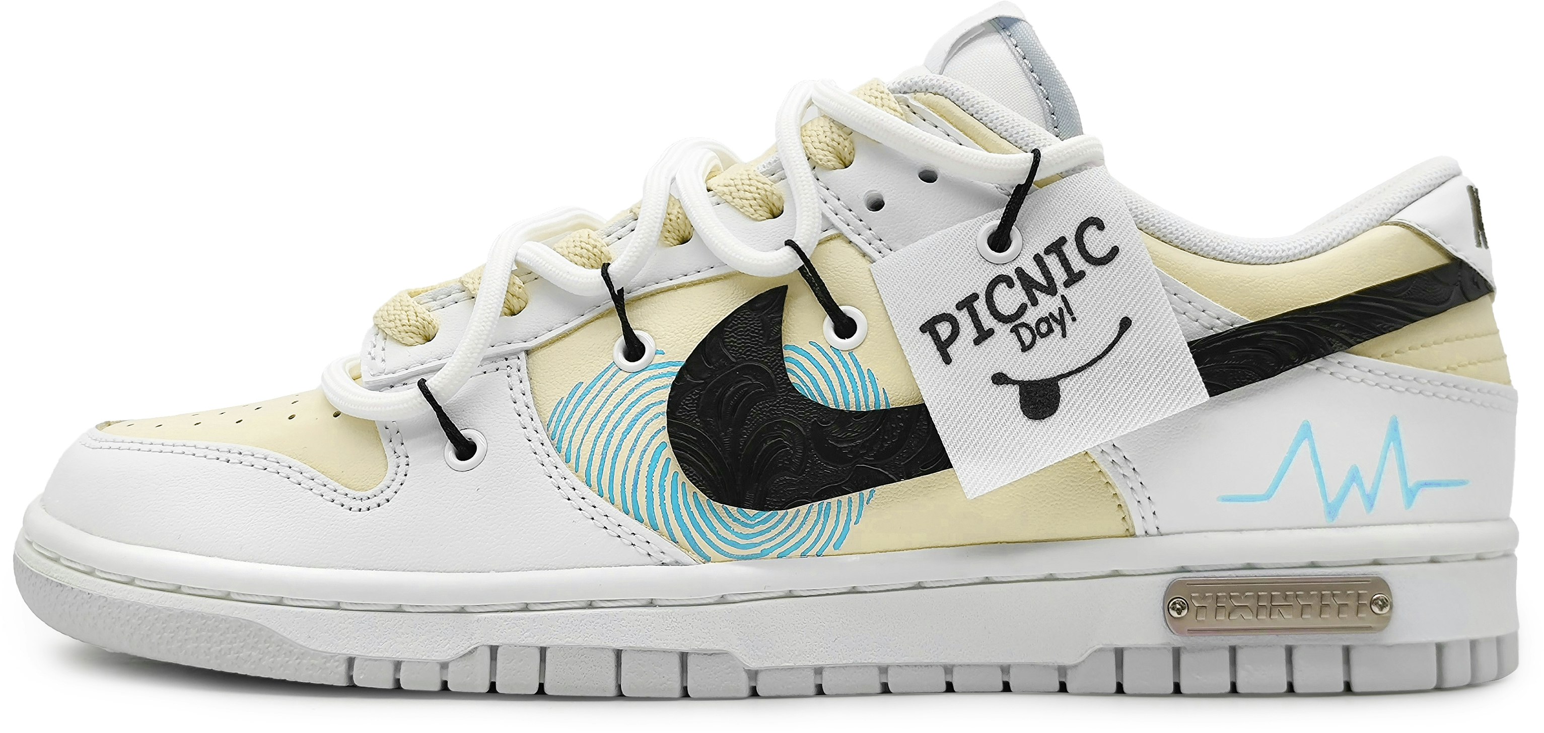 custom-shoes-nike-dunk-low-camellia-love-yellow-grey
