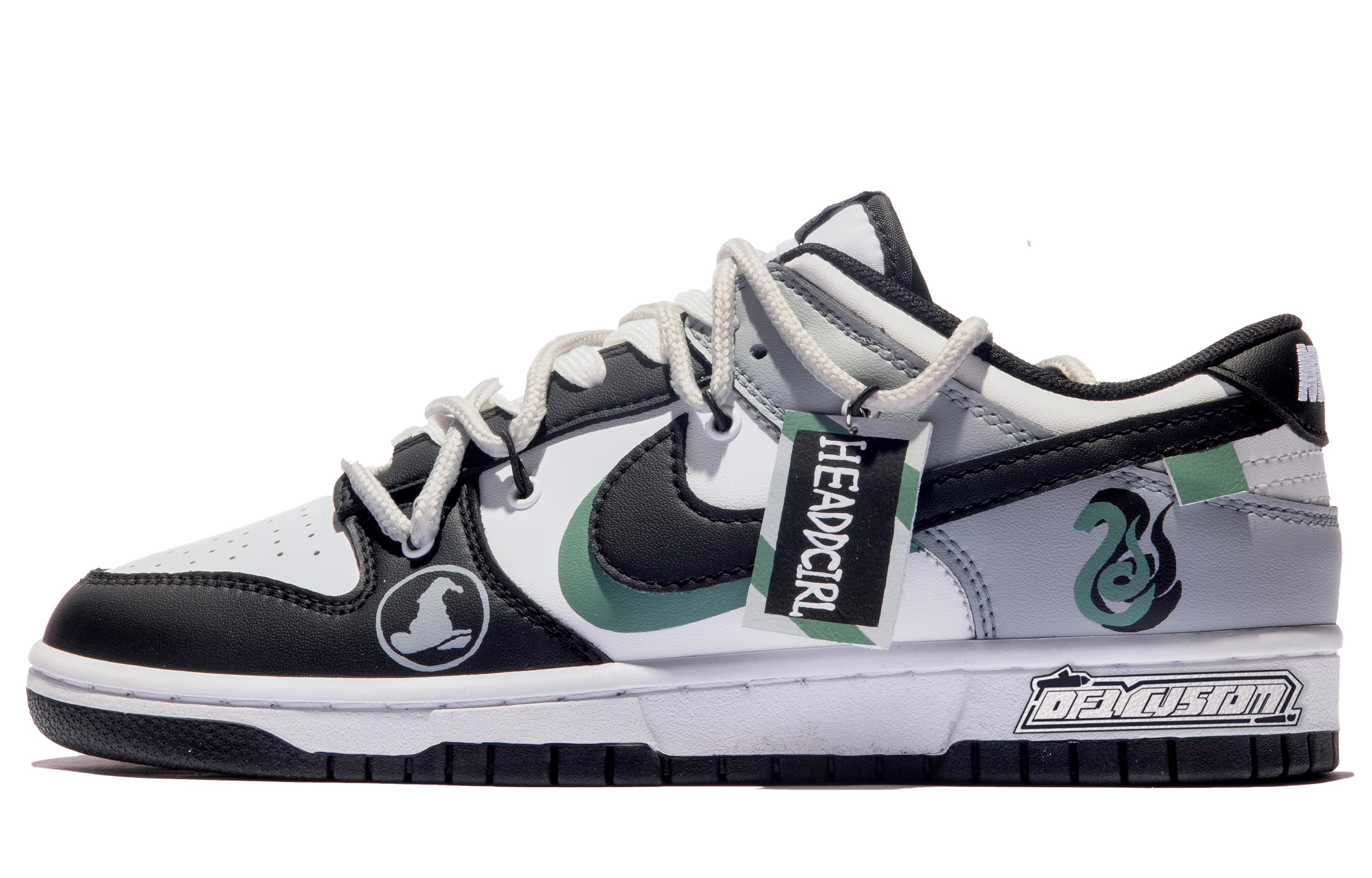 Buy [Sepatu Custom] Nike Dunk Low 'Camo Ambush' CW1590-100(TeamM-女款致命伏击S-BOX)