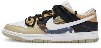 Nike Dunk Low カスタム迷彩パッチワーク (Nike Dunk Low Kasutamu Meisai Patchwork) DV0833-100-444125 Buy Nike Dunk Low カスタム迷彩パッチワーク (Nike Dunk Low Kasutamu Meisai Patchwork) DV0833-100-444125