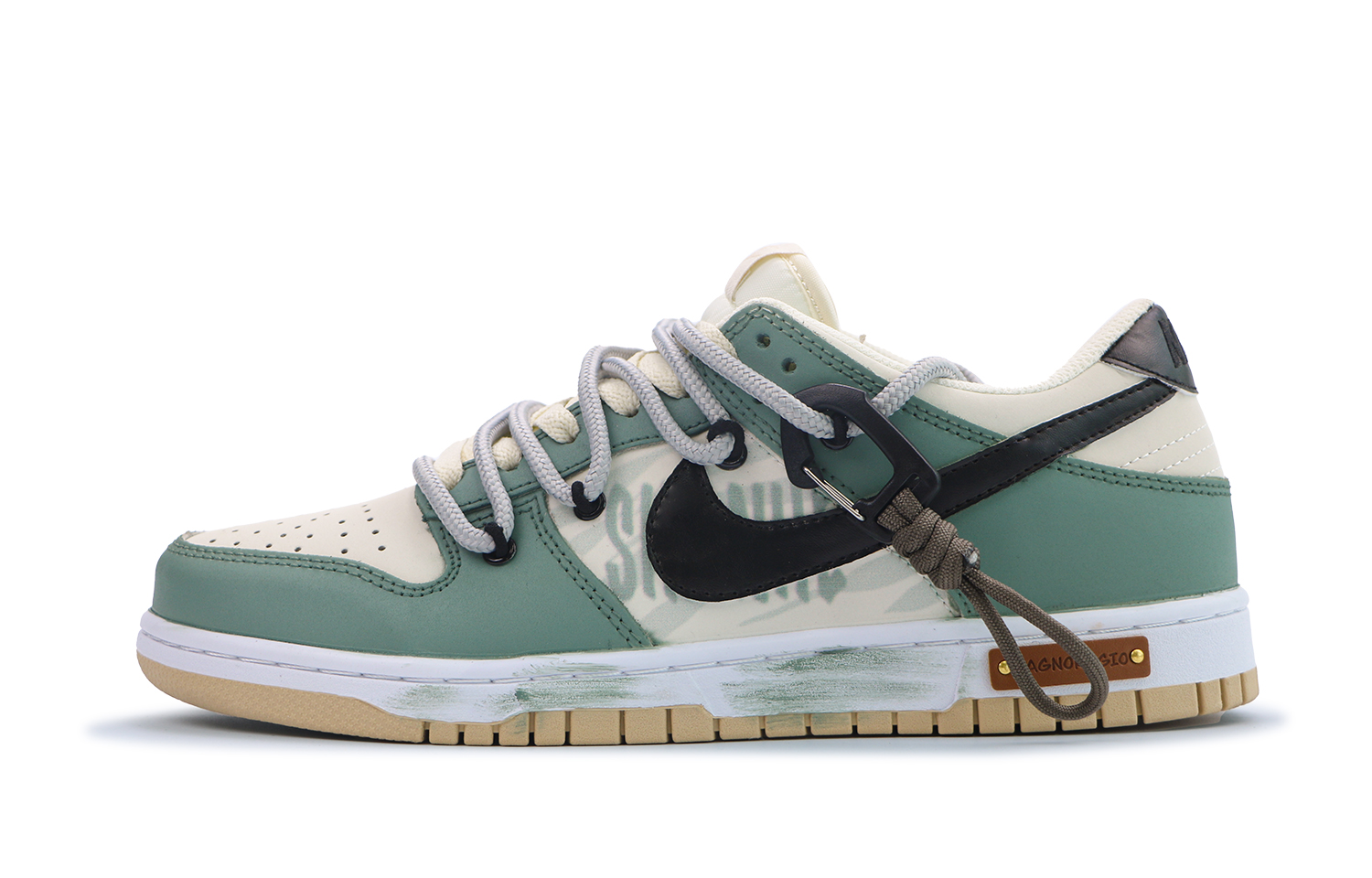 Buy [Sepatu Custom] Nike Dunk Low 'Camping Hijau' DV0831-003(Team48-去野营)