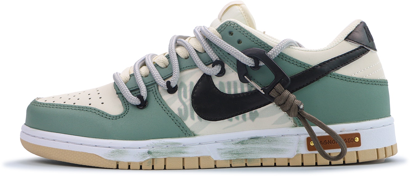custom-shoes-nike-dunk-low-camping-green