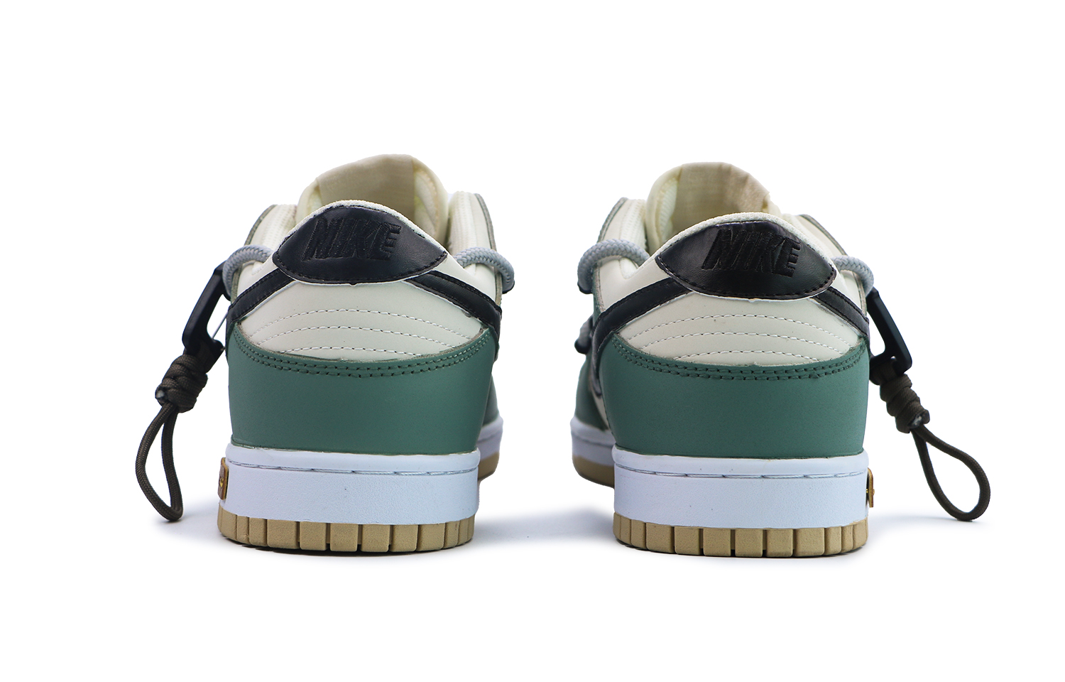 Shop [Sepatu Custom] Nike Dunk Low 'Camping Hijau' DV0831-003(Team48-去野营)