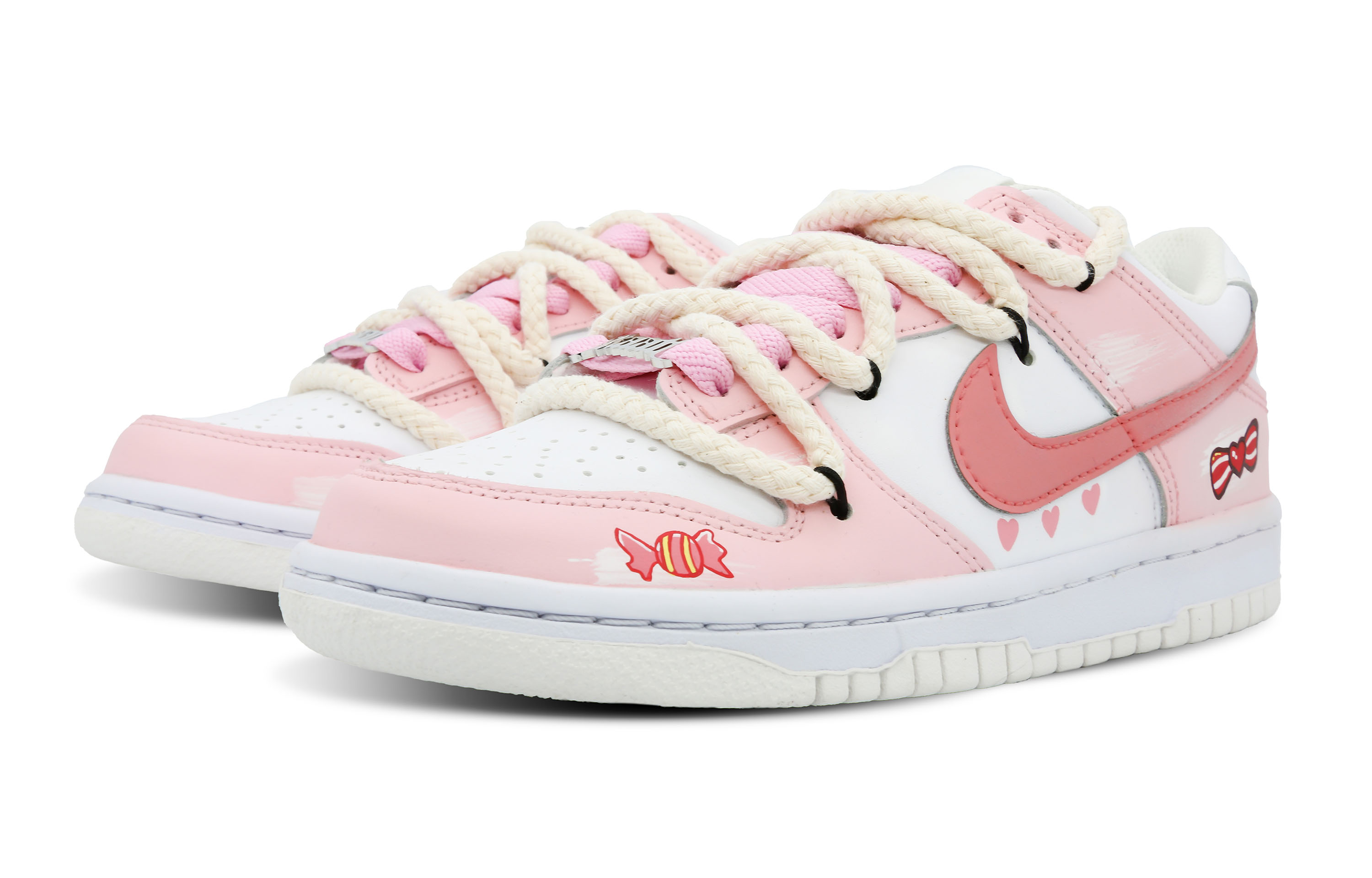 Shop 【カスタムシューズ】ナイキ ダンク ロー『キャンディ エンジェル』 DH9765-100(Team92-女款糖果安琪)