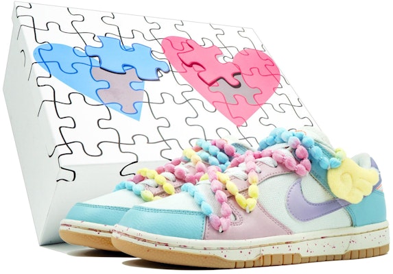 【定制球鞋】 Nike Dunk 萬花弄 糖果超甜 禮盒 可愛動漫風 時尚 舒適 百搭 潮流 簡約 休閒 運動 低幫 板鞋 男女同款 粉白藍 Buy 【定制球鞋】 Nike Dunk 萬花弄 糖果超甜 禮盒 可愛動漫風 時尚 舒適 百搭 潮流 簡約 休閒 運動 低幫 板鞋 男女同款 粉白藍