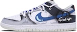 Buy 【訂製球鞋】 Nike Dunk Low 好望角 撞色 塗鴉 炫彩 噴塗 極簡 復古解構 經典 低筒 板鞋 男款 墨藍