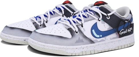 【訂製球鞋】 Nike Dunk Low 好望角 撞色 塗鴉 炫彩 噴塗 極簡 復古解構 經典 低筒 板鞋 男款 墨藍 Lookbook 【訂製球鞋】 Nike Dunk Low 好望角 撞色 塗鴉 炫彩 噴塗 極簡 復古解構 經典 低筒 板鞋 男款 墨藍