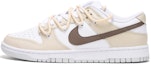 Buy Nike Dunk Low カスタム「カフェラテ」(Nike Dunk Low Custom "Cafe Latte") DV0831-101(Team59-男款米黄三SBOX)