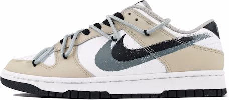 【定制球鞋】Nike Dunk Low 玖制 焦糖曲奇 夏日 高街 解構 雙勾 雙層 Swoosh 休閒 低筒 板鞋 男款 米白 Buy 【定制球鞋】Nike Dunk Low 玖制 焦糖曲奇 夏日 高街 解構 雙勾 雙層 Swoosh 休閒 低筒 板鞋 男款 米白