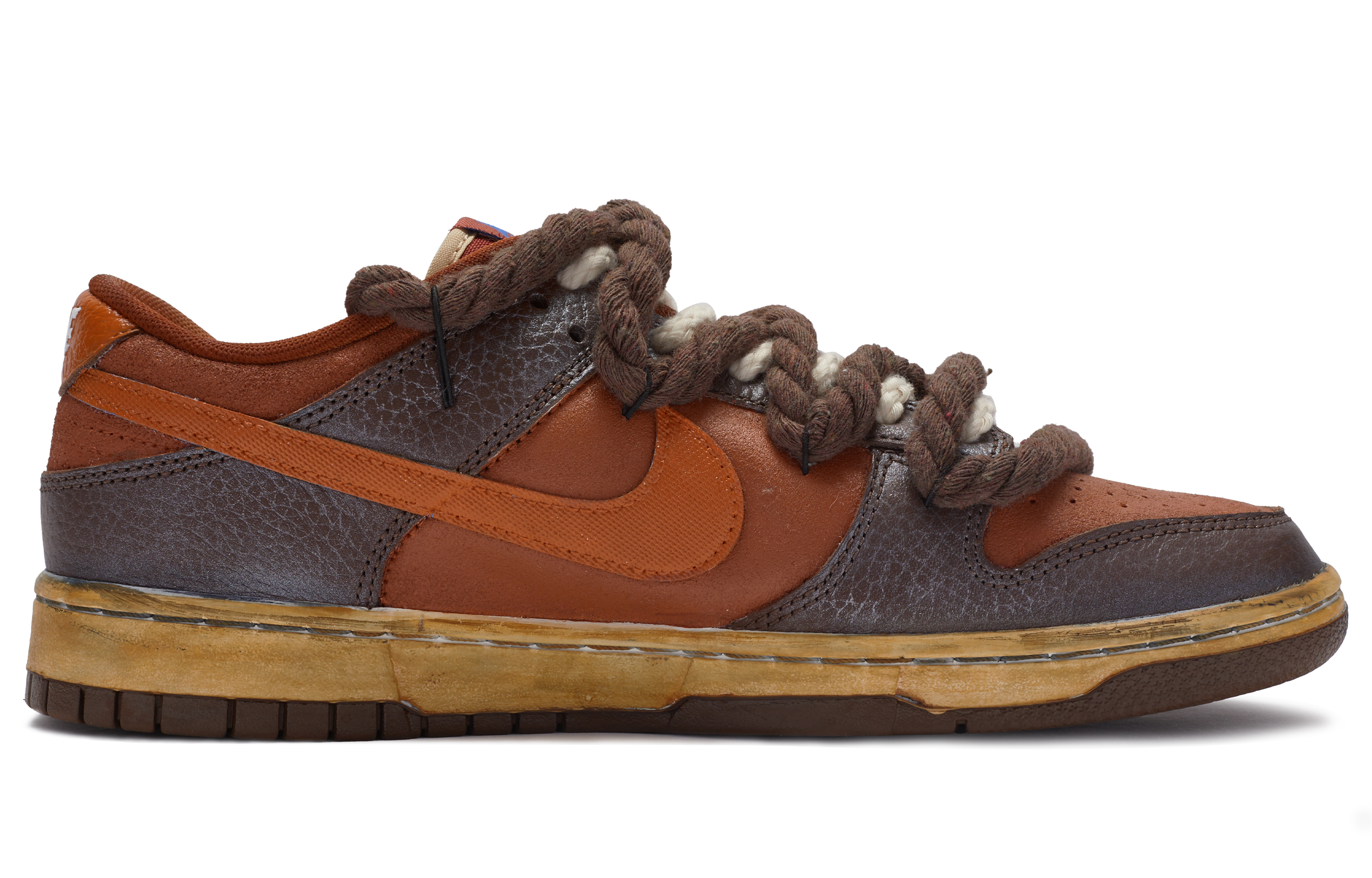 Order 나이키 덩크 로우 '카라멜 라떼' (커스텀) DR9704-200(TeamR-男款焦糖拿铁)