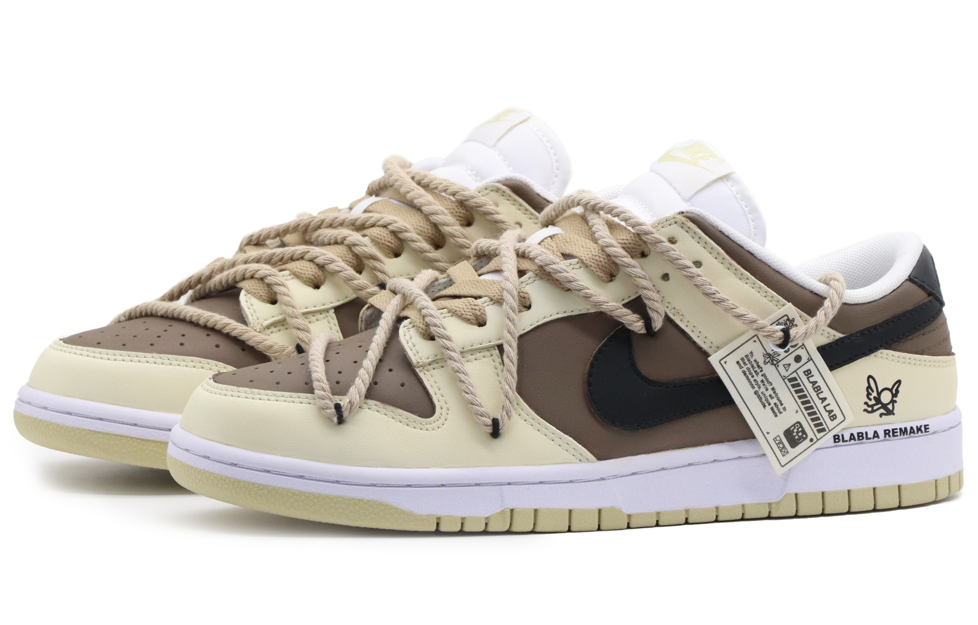 Lookbook [Zapatos Personalizados] Nike Dunk Low 'Caramelo Moca' DV0833-100(Team57-男款焦糖摩卡)