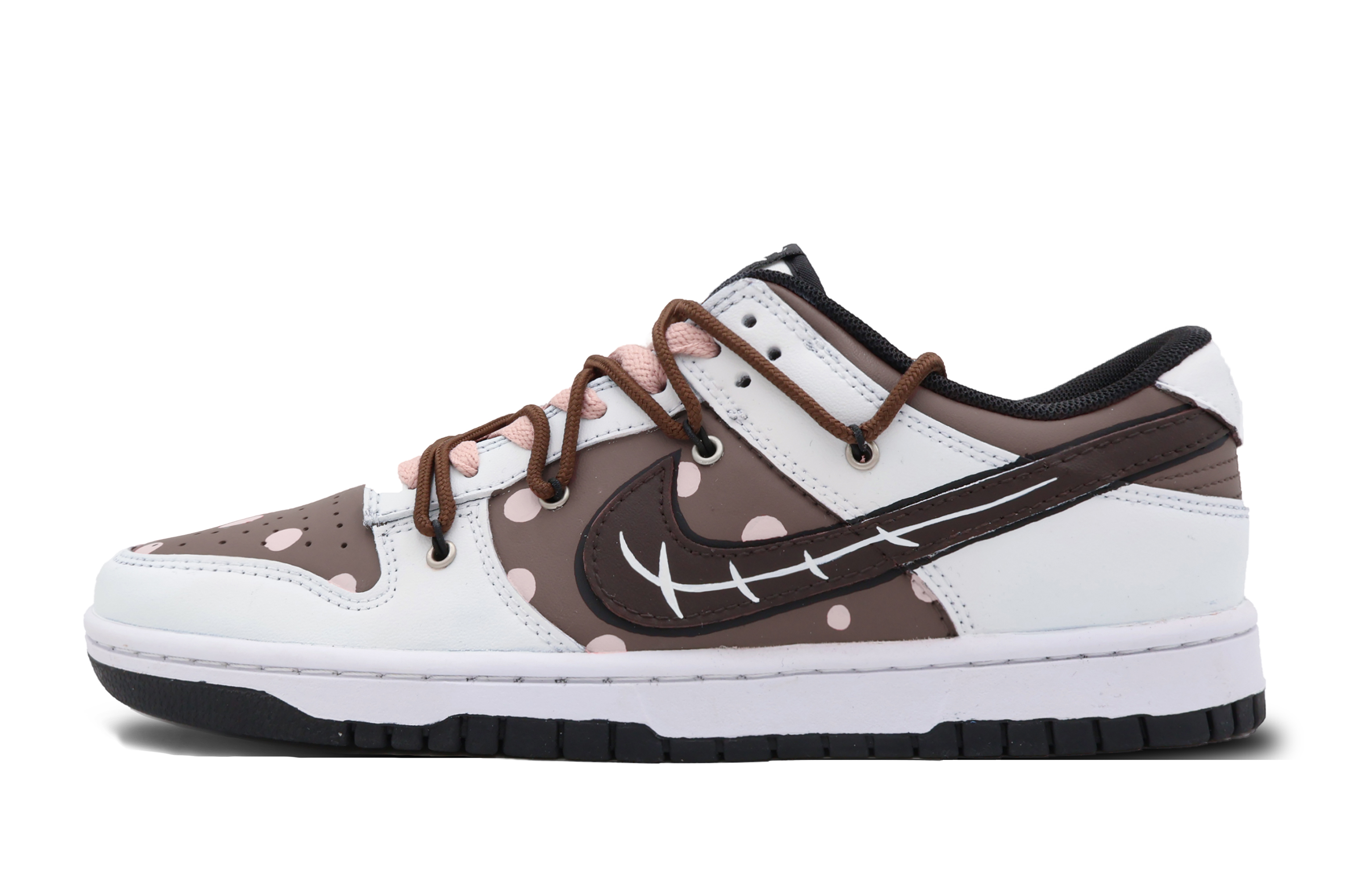 Buy [Nike Dunk Kostum] Rendah 'Karnaval Merah Muda Putih Coklat' CW1590-100(Team53-女款游乐园S-BOX）