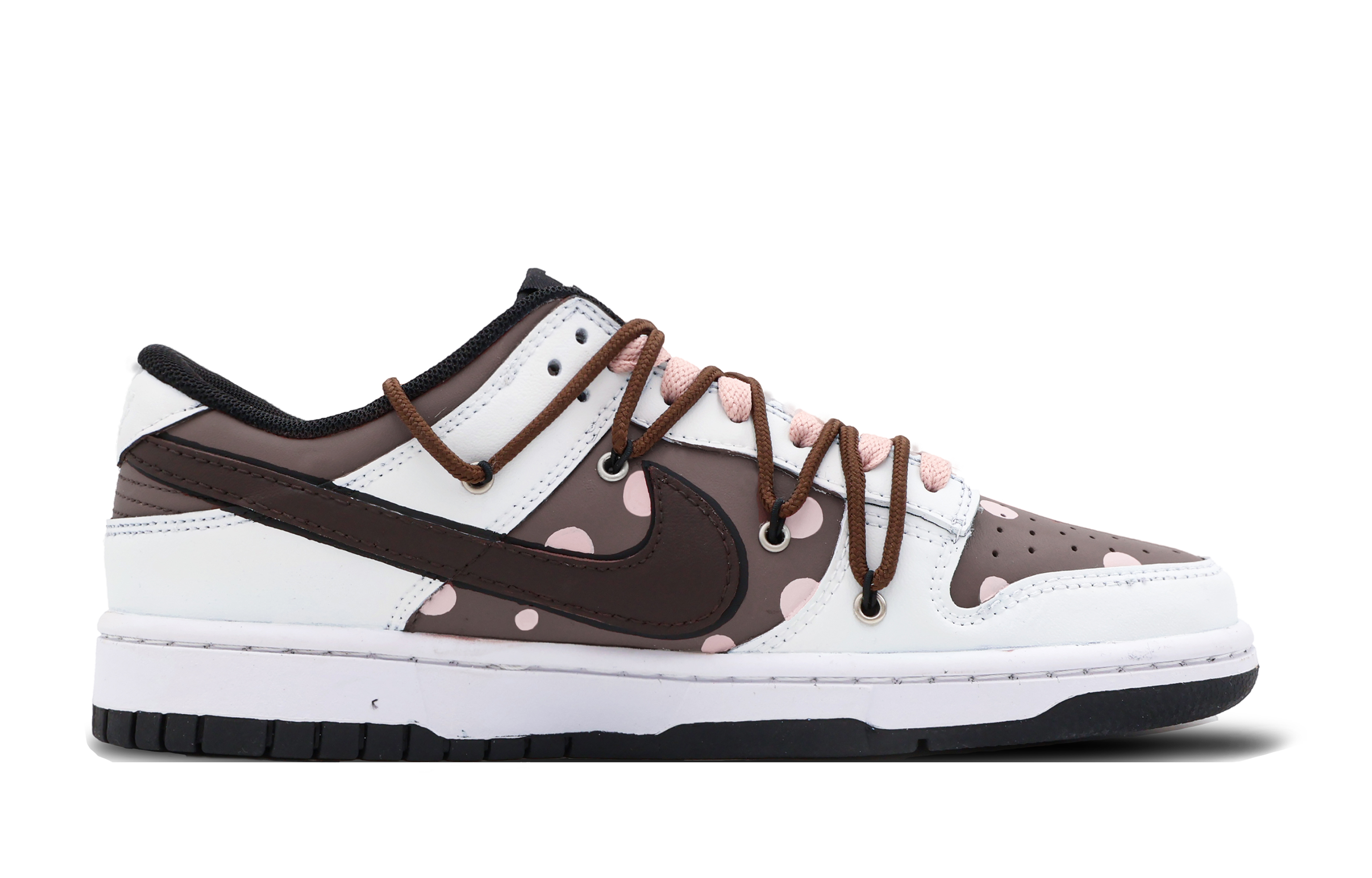 Order [Nike Dunk Kostum] Rendah 'Karnaval Merah Muda Putih Coklat' CW1590-100(Team53-女款游乐园S-BOX）