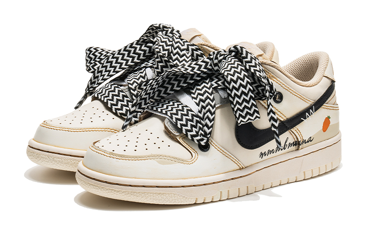 Lookbook [Zapatos Personalizados] Nike Dunk Low 'Zanahoria Tinte Café' DH9765-100(TeamB-胡萝卜咖啡染S-BOX)