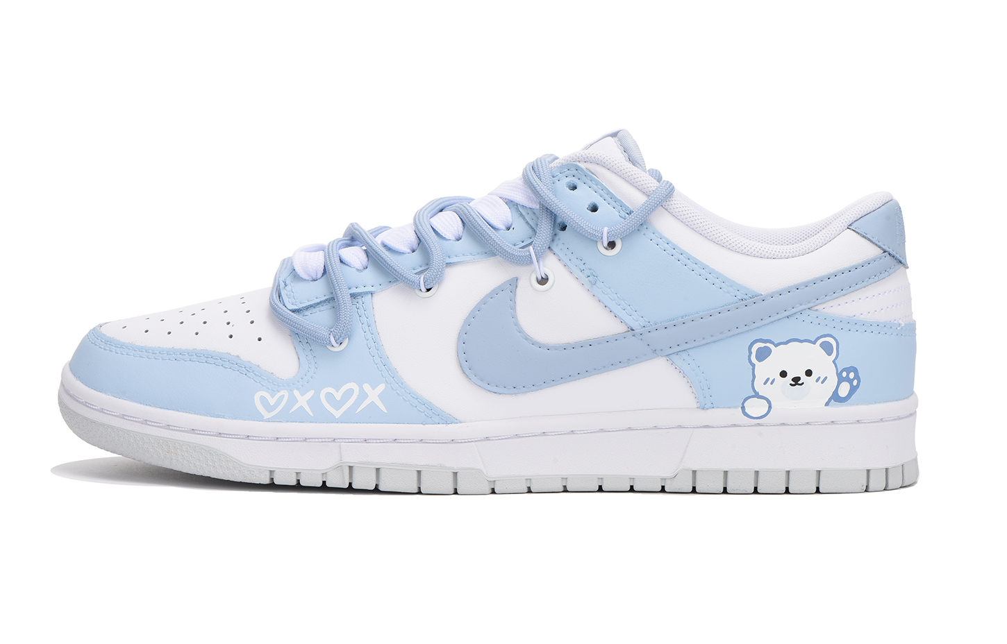 Buy [Kasut Tersuai] Nike Dunk Low 'Kartun Beruang Vibe Biru' DH9765-102(Team59-女款蓝熊)