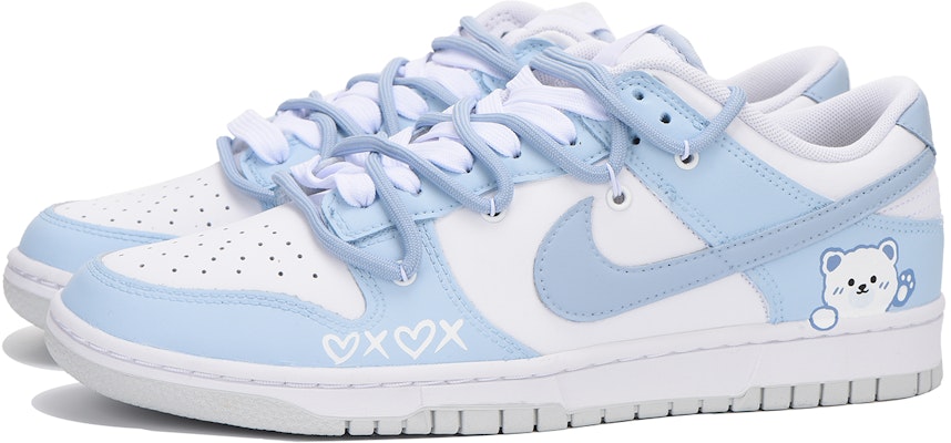 【カスタムシューズ】ナイキ ダンク ロー『カートゥーンベア バイブ ブルー』 DH9765-102(Team59-女款蓝熊) Lookbook 【カスタムシューズ】ナイキ ダンク ロー『カートゥーンベア バイブ ブルー』 DH9765-102(Team59-女款蓝熊)