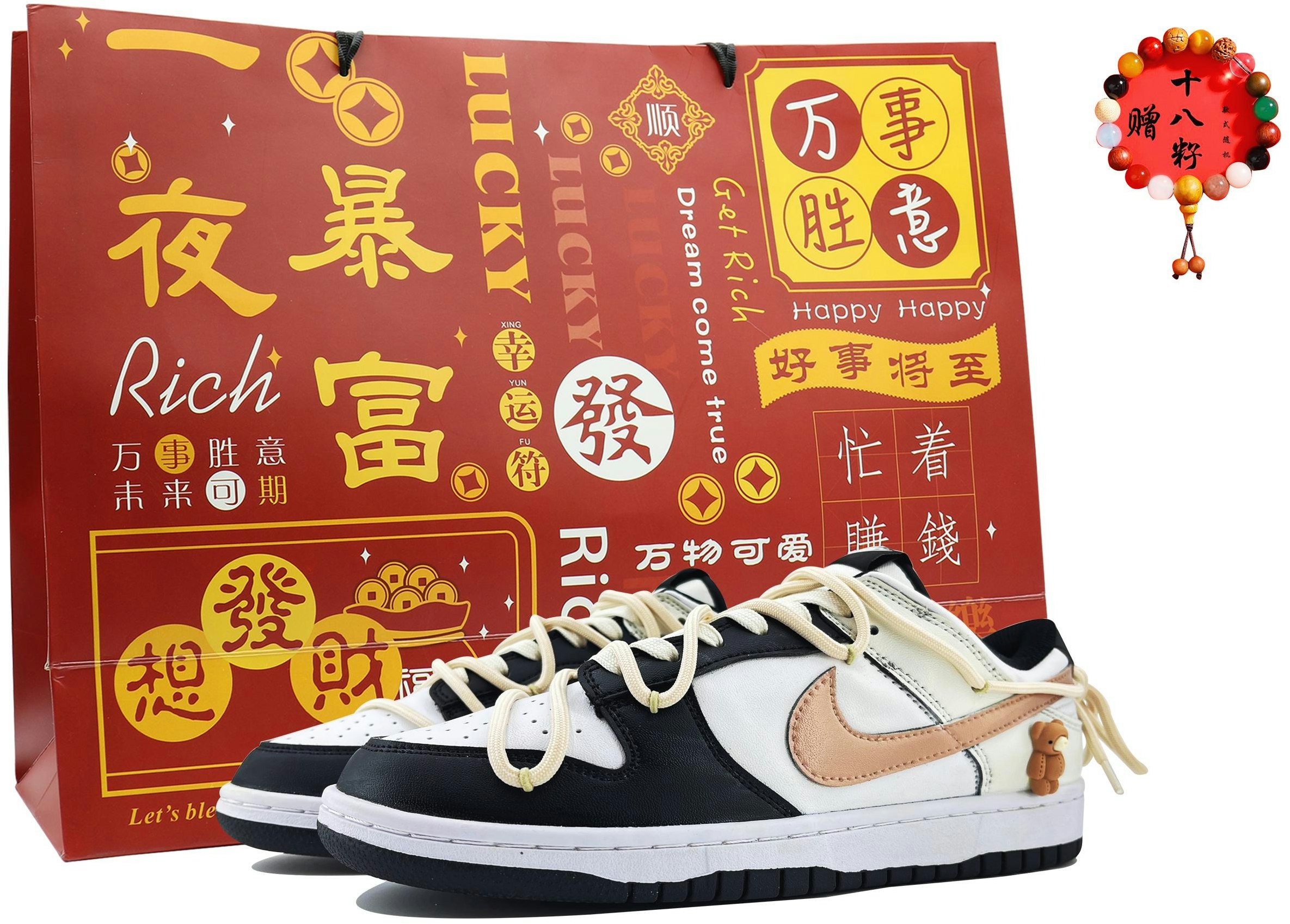 custom-shoes-nike-dunk-low-cartoon-black-brown-dd-1391-100-team168-77-lo-s-box