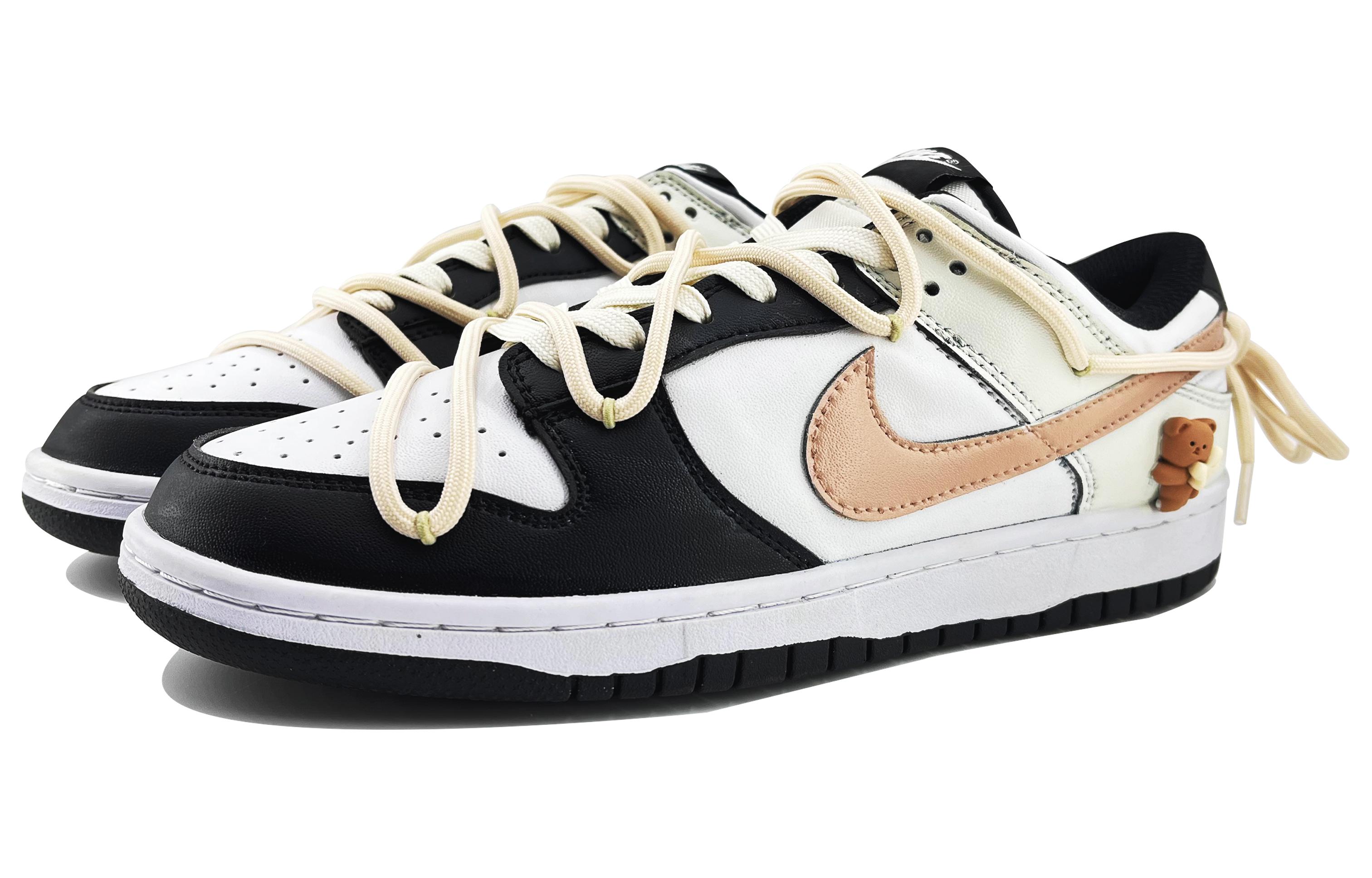 Shop [Zapatos Personalizados] Nike Dunk Low 'Dibujo Animado Negro-Marrón' DD1391-100（Team168-77ve）