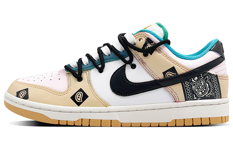 [Custom Shoes] Nike Dunk Low 'Cashew Flower'